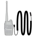 Select Handheld Radios Coil Cord
